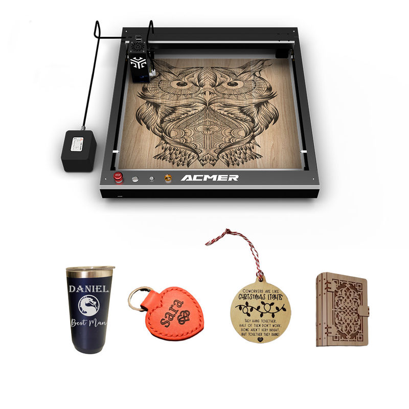 ACMER P2 Rumah Laser Cutter Untuk Kayu 33 Watt Metal Dan Kayu Laser Engraver