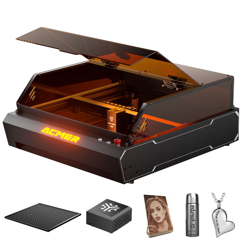DC 24V 4A P3 2-in-1 Dual Laser Pre Assembled Engraving Cutting Machine Sistem Operasi Linux