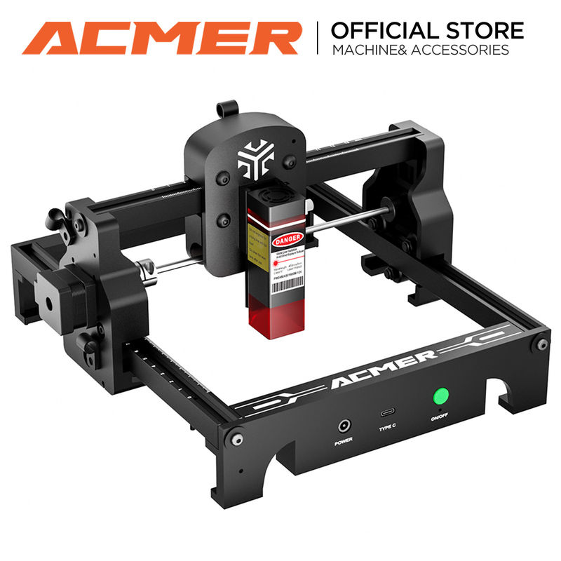 ACMER S1 Mini Portable Laser Engraver,kekuatan laser 2500mw,area kerja 130*130mm
