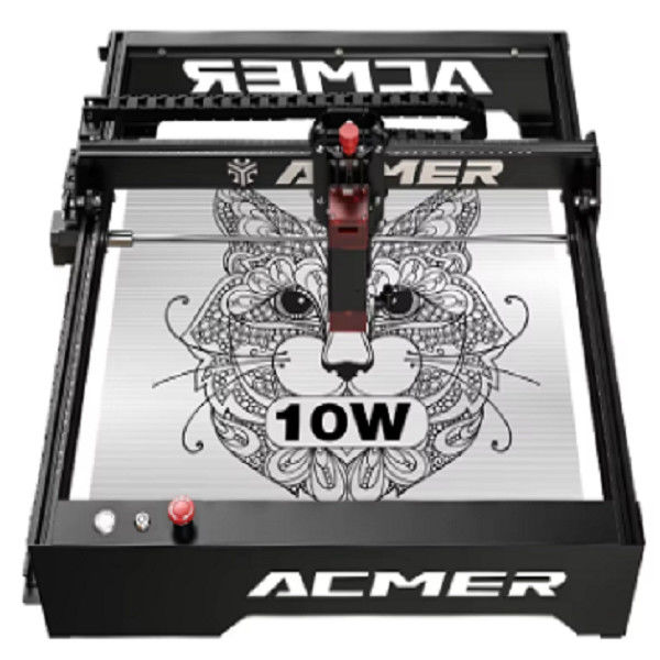 ACMER P1 10W Laser Engraver 10000mm/min Mesin Ukiran Laser Desktop Berkecepatan Tinggi 10W 20W